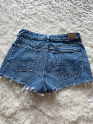 American Eagle Outfitters Crossover Mom Shorts Strigid Denim thumbnail 3