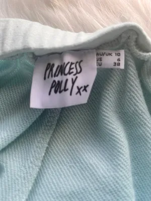 Princess Polly Sophie Baby Blue Lounge Shorts thumbnail 4