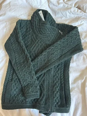 Aran Crafts Wool Cardigan thumbnail 1