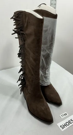Universal Threads Womans New Patsy Knee High Western Riding Boots 8.5 Brown thumbnail 1