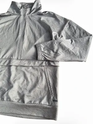 Mondetta Women's Size Small Gray 1/4 Zip Pullover Fleece Sweatshirt Pocket S thumbnail 5