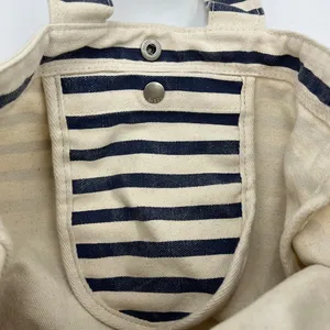 Baggu Duck Bag Stripe Canvas Tote Bag thumbnail 4