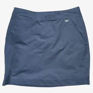 Greg Norman Navy Blue Golf Skort Performance Athletic Tennis Skirt Pockets 2 thumbnail 1