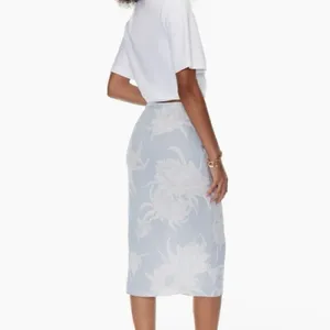 Aritzia Babaton Eames Skirt in Blue/Silver thumbnail 2