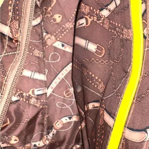 Beautiful yellow satchel purse with shoulder straps!! thumbnail 10