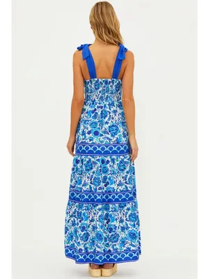 BEACH RIOT Charlotte Dress in Royal Riviera Size Small thumbnail 9