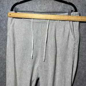 Susina Womens Linen Blend Cropped‎ Lounge Pants Small Pull On Capri thumbnail 2
