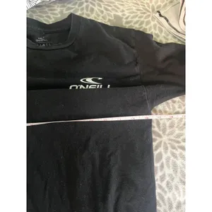 O'Neill Small Black Long Sleeve Graphic Tee Cotton Granola Unisex Skater Beach thumbnail 6