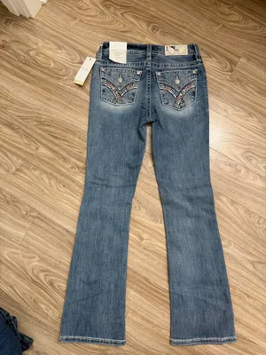 Women’s Miss Me bootcut denim jeans 27x32 thumbnail 2