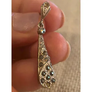 A280 1 1/4 inch earrings 925 sterling silver thumbnail 8
