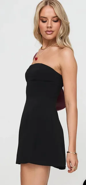 Princess Polly Black Mini Dress thumbnail 2