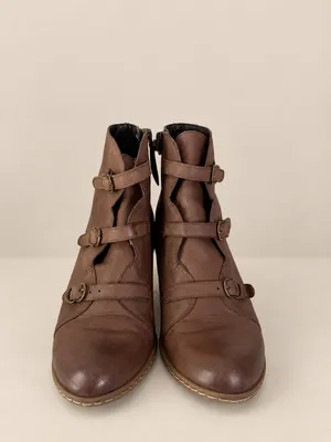 Franco Sarto brown ankle booties  thumbnail 5