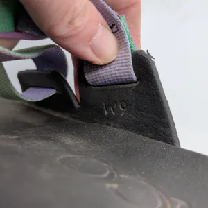 Chacos Chillos Slide Sandals Women 9 Black Green Purple Colorblock Straps J106604 thumbnail 8