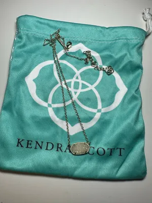 Kendra Scott White Drusy Gold Necklace thumbnail 3