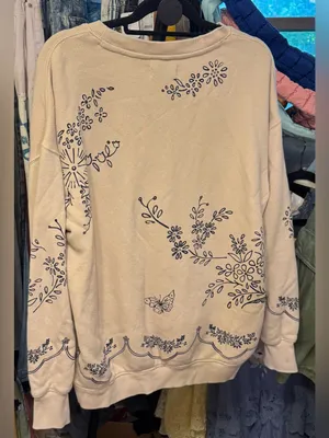 NWOT Free People Jo Pullover - milk tea combo - small - SOLD OUT / RARE thumbnail 9