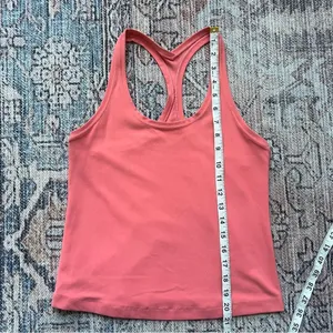 Lululemon Cool Racerback Short Tank Nulu Spiced Chai Mauve Size 6-8 thumbnail 8