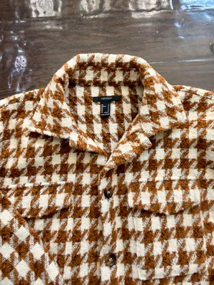 Forever 21 Houndstooth Shacket Jacket S thumbnail 5