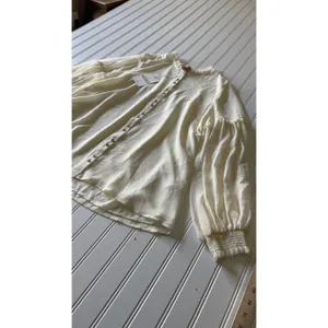 Show Me Your Mumu Outlaw Blouse Ivory Georgie Top Romantic Boho Large thumbnail 2