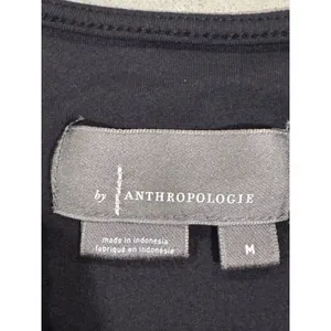 Anthropologie Ruched‎ Cowl Neck Sleeveless Tank Top Black Women's Size M thumbnail 5