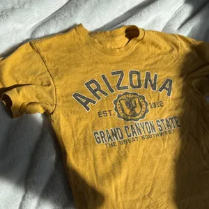 Arizona State Graphic Tee Mustard Yellow Grand Canyon Shirt Size M thumbnail 3