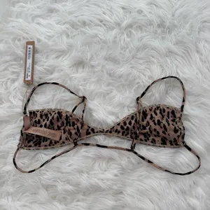 Skims Fits Everybody Micro Skimpy Bralette Sienna Jaguar Print Size Medium thumbnail 5