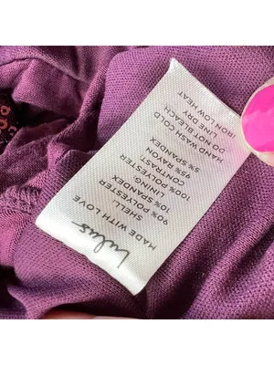 Lulus Sequin Bodysuit Plum Purple Plunging Neckline Size Medium NWT Club Glam thumbnail 8