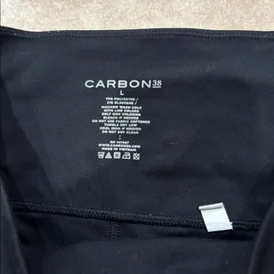 Carbon 38 Black High-Waisted Biker Shorts thumbnail 2