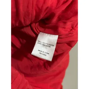 Lovers + Friends Amy Cherry Red Textured Ruched Mini Dress Women’s Size XS thumbnail 11