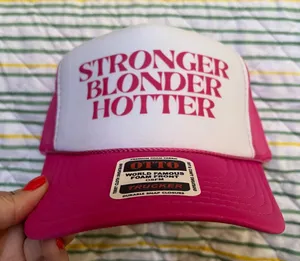 Stronger blonder hotter country trucker hat thumbnail 1