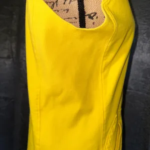 Nike Sleeveless Hoodie Women L Yellow UNC Tar Heels Graphic‎ Cowl Neck Sporty thumbnail 6