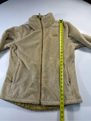 The North Face Women's Gold and Tan Teddy Fleece Jacket thumbnail 3