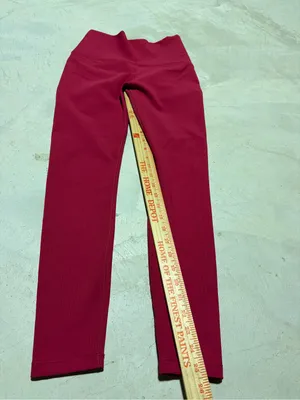 Calia Carrie underwood Women's ribbed Active Leggings red small thumbnail 3