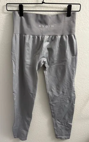 NVGTN High Waist Seamless Legging Grey Size M Athletic thumbnail 1