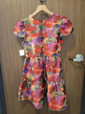 Chelsea28 New Puff Sleeve Jacquard Minidress Coastal Cowgirl Fairy Sm thumbnail 6