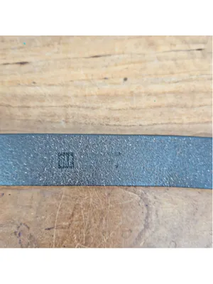Gap Long Buckle Brown Leather Belt thumbnail 2