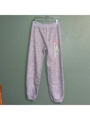 Vintage Butterfly Sweatpants 90s cottagecore granny boho pastel thumbnail 3