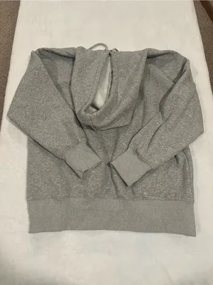 Cozy Heather Gray Oversized Pullover Hoodie thumbnail 2