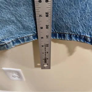 NWT Abercrombie & Fitch blue Denim Skirt midi size 34 US 18 plus size thumbnail 6