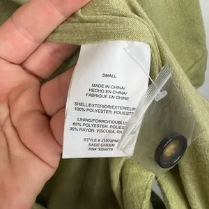 Thread & Supply Women's Sage Green Shacket Size S Button-Up Casual Jacket thumbnail 11