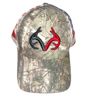 Realtree Camo Baseball Cap with Embroidered Logo thumbnail 1