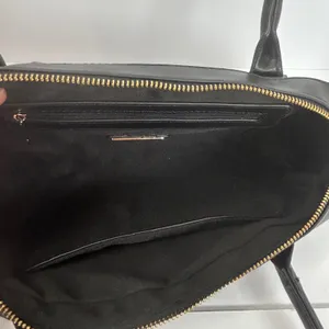 Moda Luxe Black Shoulder Bag Faux Leather Zip Top Top Handle Purse‎ thumbnail 8