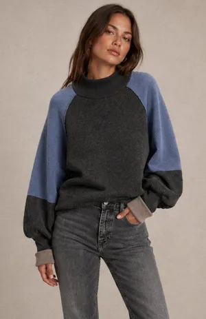 Free People We the Free Dayton Pullover in Cosmic Blue Size Medium thumbnail 1