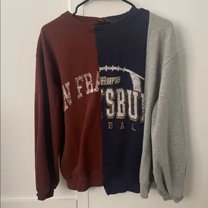 San Francisco Spliced Crew Neck Sweatshirt Size Medium thumbnail 12