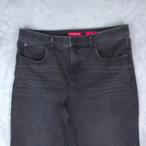 Spanx Shape Jeans Women XL Petite Black Authentic 360 90s Straight Leg 21596Q thumbnail 3