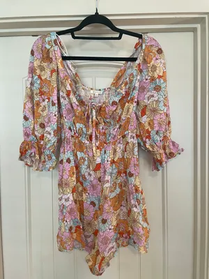 Floral Romper Multi thumbnail 3