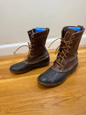L.L. Bean Boots Original Maine Hunting Shoe Vintage 1980s Women's 6 thumbnail 4