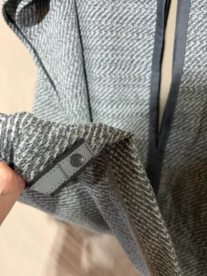 Lululemon Vinyasa Wrap Heather Grey Convertible Snap Scarf Herringbone Rulu thumbnail 2