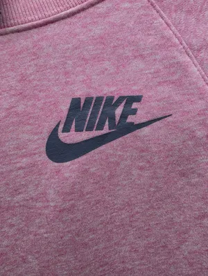 NIKE Pink Short Sleeve Kangaroo Pocket Pullover Women's Size M thumbnail 6