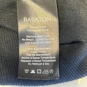1065 | Babaton Aritzia Ribbed 3/4 Sleeve Knit‎ Bodycon Slim Fit Black Women XXS thumbnail 6