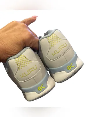 KURU CLOUD DOVE GRAY WHITE ARCH SUPPORT COMFY SNEAKERS 8.5 thumbnail 6